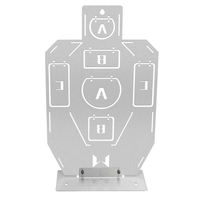 Support de cible télescopique pliable en alliage à 3 sections, support réglable pour la pratique sportive, jeu de simulation, accessoires de tir durables