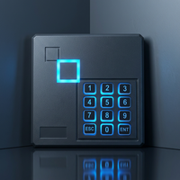 Système de contrôle d'accès aux portes 12V avec lecteur de cartes RFID de proximité ID125Khz et clavier de contrôle d'accès