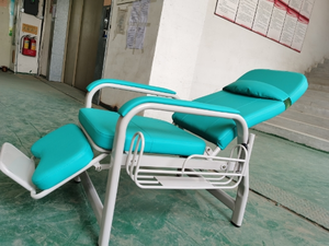 Hastane mobilyası toptan ayarlanabilir tıbbi IV infüzyon taşınabilir hastane diyaliz kan bağışı için özelleştirilmiş tasarım - Product Image 4