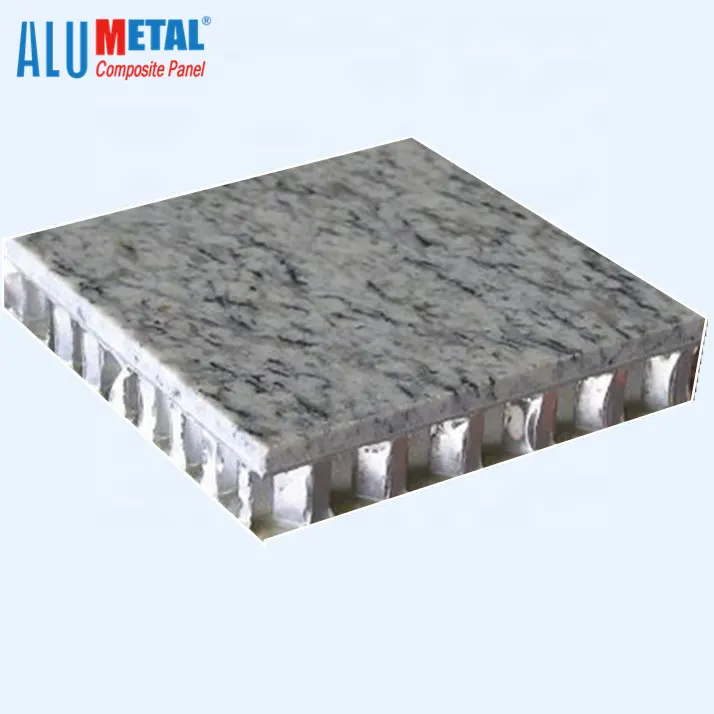 Alumetal Lightweight Granite Stone Aluminum Honeycomb Panels for Architecture Application