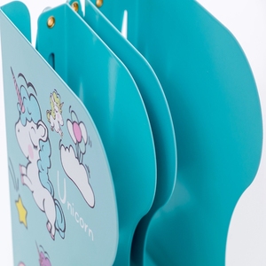 Unicornio sujetalibros de hierro de Metal ajustable libros soporte de escritorio de servicio pesado antideslizantes sujetalibros - Product Image 6