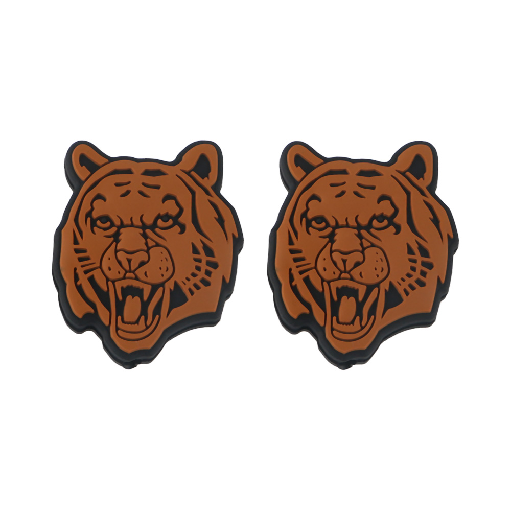 Perle focale Tigre Marron SA116