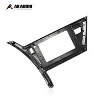Marco de Radio para Coche de 10.1 Pulgadas para Toyota Auris 2012-2015, Kit de Panel Estéreo Negro, Modificación de Plástico ABS+PC