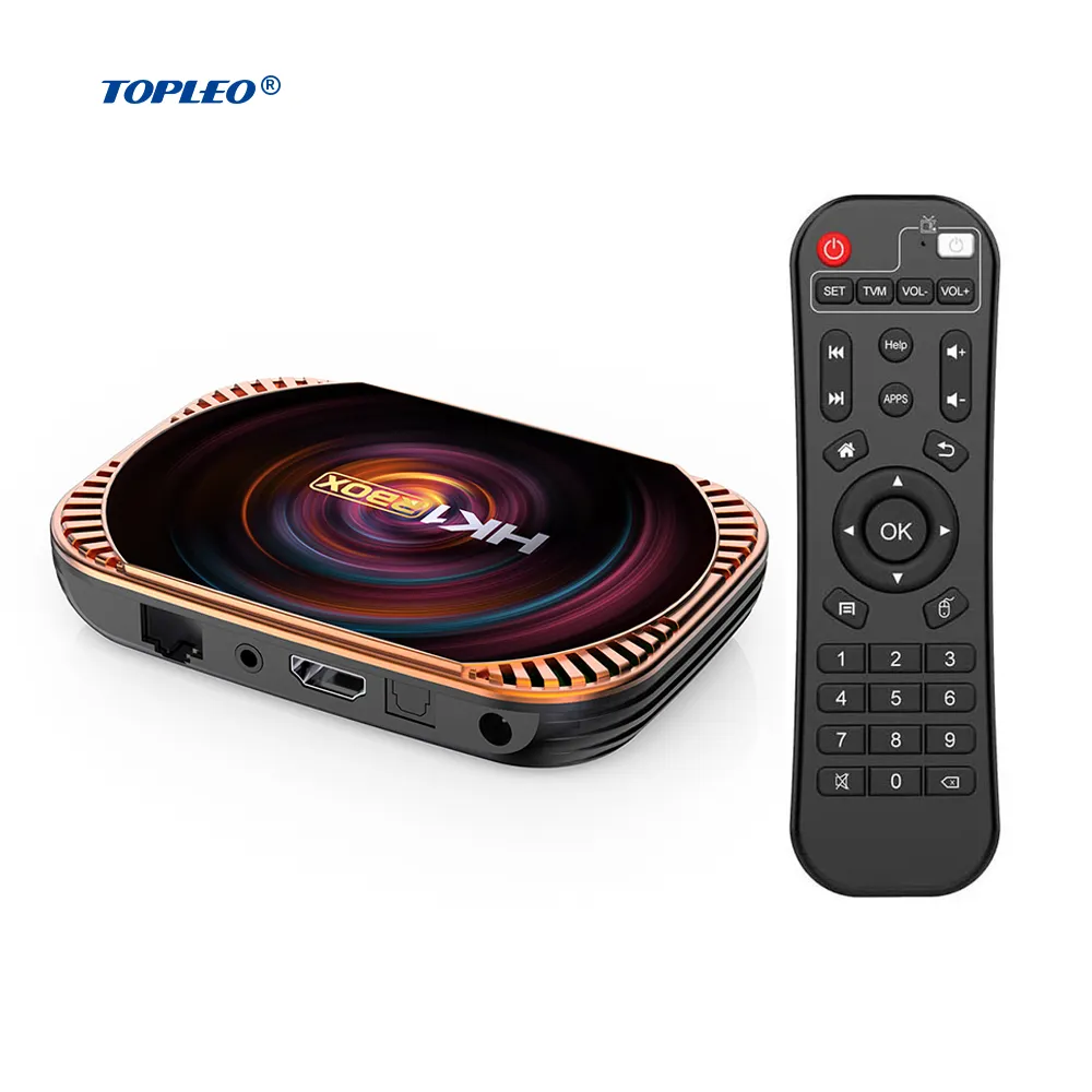 Fabriek Prijs Topleo Amologic S905X4 Android11.0 Tv Box 4Gb Ram 32/64/128Gb Wereld Max 8K Set Top Box