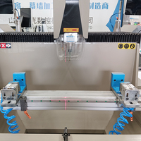 Machine de perçage et de fraisage CNC de petite taille WEIKE pour les trous de drainage et les trous de serrure des profilés de fenêtres et de portes en aluminium