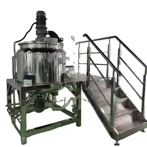 Dolaşım lob pompası homojenleştirici ile paslanmaz çelik elektrikli ceket karıştırma tankı tarih şeker şurubu pişirme karıştırıcı makinesi