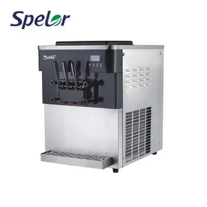 Stainless Steel Ce Approved Counter Top Soft Serve Mini Ice Cream Making Machine