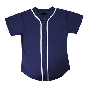 Maillot de baseball tendance de haute qualité, nouveau design, entièrement personnalisé, col en V, séchage rapide, vêtements de sport, maillots de baseball - Product Image 5