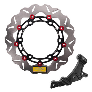 Disco freno anteriore Supermoto da 320mm per EXC SXF XC-W multicolore sistema frenante moto adatto per più motocicli - Product Image 3