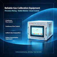 Bayou-Lok High Precision Dynamic Gas Calibrator Detection Machine Multi-channel Gas Dilution Multi-component Mixer IP55