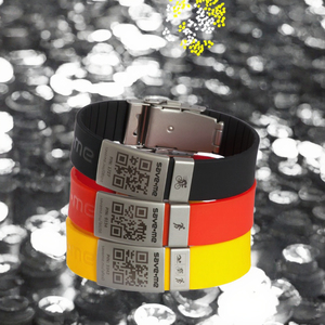 Cadeaux personnalisés, bracelet en silicone caoutchouc personnalisé, bijoux sportifs, bracelet gravé pour homme - Product Image 6