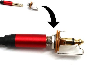 Mono kadın 6.35mm 1/4 inç Jack TS soket paneli dağı somun ve yıkayıcı ile nikel kaplama gitar Jack - Product Image 6