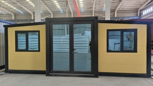 Smart Office Shipping 1 unité Nouveau <span class=keywords><strong>produit</strong></span> Ensemble de petits kits modulaires de fournisseur doré Maison extensible Maison Maison Conteneur Cabine - Product Image 2