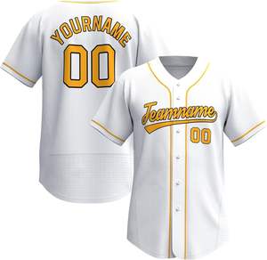 Camiseta de béisbol para jóvenes y hombres y mujeres, Camiseta deportiva con botones, cosida o impresa, número de letra, talla grande - Product Image 3