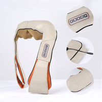 Masseur électrique pour le cou et les épaules, nouveau design, avec fonction chauffante, adaptateur pour voiture, massage complet du corps