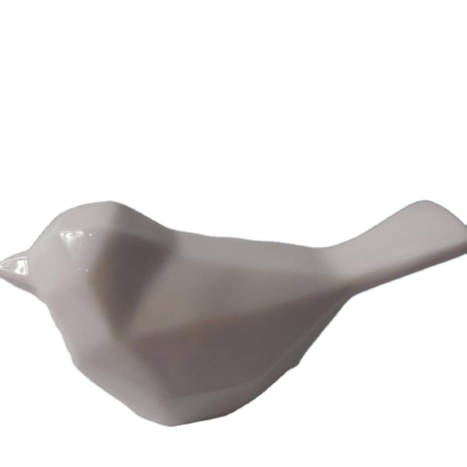 Украшение в скандинавском стиле, геометрическое керамическое украшение для дома в виде птицы, украшение для ТВ, шкафа, винного шкафа, современные минималистичные поделки