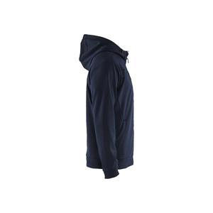 BLAKLADER - 336325268699S Sweat à capuche avec fermeture éclair Marine foncé/Noir-EAN 7330509644485 WORK HOODIES - Product Image 4