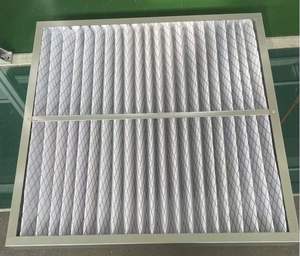 Filtre primaire à expédition rapide, rouleau de média filtrant à maille fine, cadre en acier inoxydable F6, filtre à air pour hotte à flux laminaire - Product Image 1