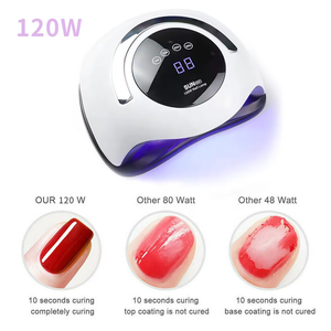 Lampe à LED UV 2026 pour ongles, séchoir à gel avec 4 réglages de minuterie, capteur intelligent et écran LCD pour un séchage rapide de tous les <span class=keywords><strong>vernis</strong></span> gel - Product Image 1