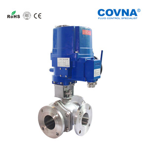 วาล์วบอลไฟฟ้าแบบมีหน้าแปลน Kovina สแตนเลส ขนาด 2 นิ้ว แบบควบคุมอัจฉริยะ AC200V - Product Image 3