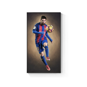 Póster de estrella de fútbol personalizable, pintura para sala de Fitness, sala de juegos - Product Image 1