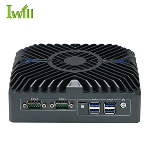 Iwill Ddr5 12th Gen Mini Pc I3 1215U I5 I7 3*2.5g Lan Gigabit Industrial Mini Computer With 3hd Port For Internet Bar