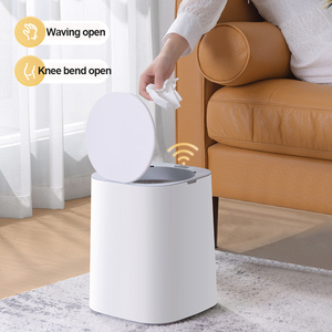 New Plastic Foot Pedal Smart Garbage Bin 11L Smart Waste Bin for Kitchen Bathroom Office