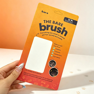 Etiqueta colgante de papel estucado impresa a medida para exhibición minorista de productos para mascotas con orificio para colgar tipo euro - Product Image 2