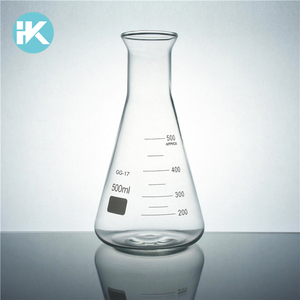 Huke ขวดทดลองแบบก้นแบนทรงกรวยปากกว้าง,ขวดสุญญากาศ100มล. - Product Image 6