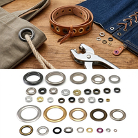 Rivets creux colorés personnalisés en laiton plaqué pour la décoration de chaussures, sacs, ceintures et vêtements – Peinture au pistolet DIY