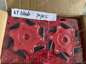 Cuchillas de repuesto 6T para desbrozadora de jardín, cortacésped, soporte OEM personalizado - Product Image 3