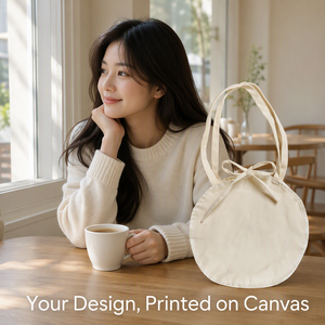 Sac fourre-tout en toile avec poignée en corde, personnalisable avec logo, écologique, résistant, couleur crème, vente en gros - Product Image 4
