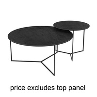 Nouvelle renommée de base en métal de Stype pour la table basse de jambes croisées de table basse