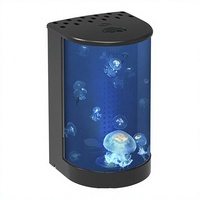 Aquarium Ornemental Créatif de Table 2,5L OEM pour Poissons Rouges, Méduses et Petits Poissons – Plastique Écologique