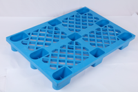 Fabricant de chariot élévateur durable à neuf pattes emboîtables Euro Palette en plastique vente en gros