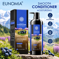 OEM EUNOMIA Blueberries Essence Smooth Oil Control Shampoo Tanpa Sulfat Pembersih Mendalam Kulit Kepala Anti Frizz Sampo Rambut Blueberry 900ml