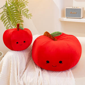 ตุ๊กตาแอปเปิ้ลสีแดงจำลองของเล่นตกแต่งบ้านโซฟาของขวัญวันเกิดสำหรับเด็ก - Product Image 5