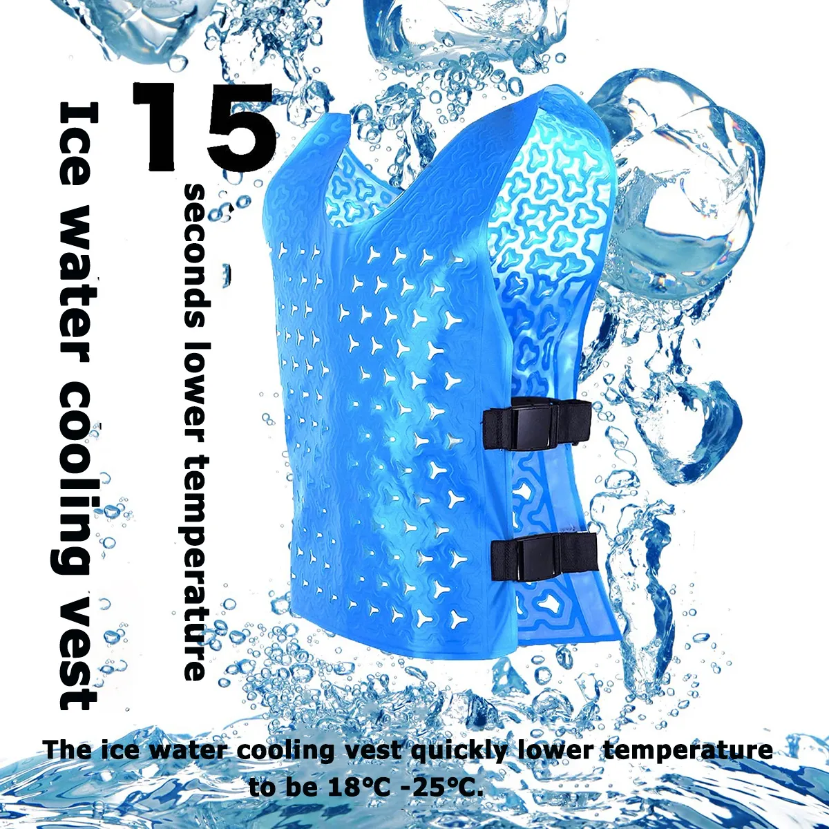 Temperatur verstellbarer Körper Coole Weste Beste Arbeits jacke im Freien Coole Kleider weste Für sommerliche coole Jacke