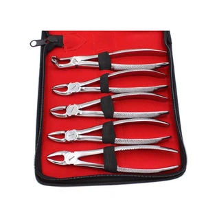 10 cái răng khai thác kẹp Kit thép không gỉ dành cho người lớn nha sĩ công cụ chỉnh hình răng phẫu thuật cụ - Product Image 5