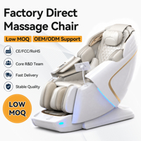 Fauteuil de massage 4D direct usine avec airbags intégraux et chauffage lombaire pour la relaxation quotidienne à la maison, à l'hôtel ou au bureau