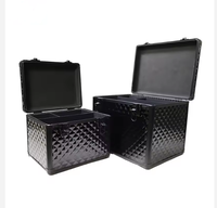 Boîte de rangement en aluminium imperméable pour le toilettage des chevaux, boîte de rangement pour les outils de nettoyage des chevaux et des animaux de compagnie, grande capacité, boîte de transport en aluminium