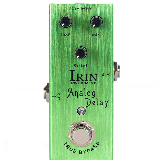 Factory Hot Selling Music Instruments Guitar Pedal IRIN AN-02 Light Green Guitar  Effects Pedal