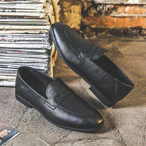 Men's Genuine Leather Lace-up Brogue British Style Thick Sole Waterproof Arch Support Breathable Lightweight <b>Height</b> <b>Increasing</b> - Product Image 5