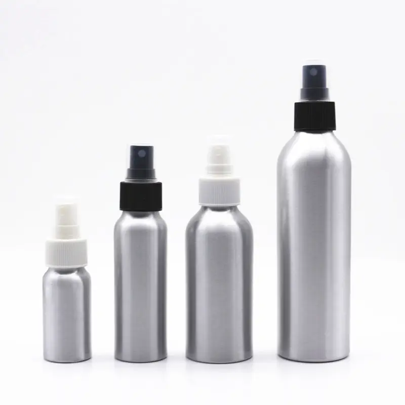 Recycle Gebruik Lege 30Ml 50Ml 100Ml 120Ml 150Ml 250Ml Cosmetische Aluminium Shampoo Pomp/spray Fles 1Oz 3Oz 4Oz 5Oz 8Oz