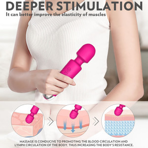 USB Charge Magic AV Wand massaggiatore elettrico massaggio Relax vibratore impermeabile in Silicone massaggiatore per il corpo personale - Product Image 5