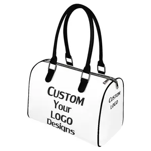 Custom Design Fashion Trend Bag Customize Your Own Logo Handbag Fashion Large Zipper Ouedoor Bag for Woman Ladies