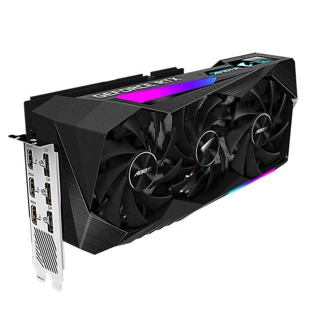 Fast Shipping GPU RTX 3060 ti 8 gb graphic card with triple fan cooling for AI Training and design