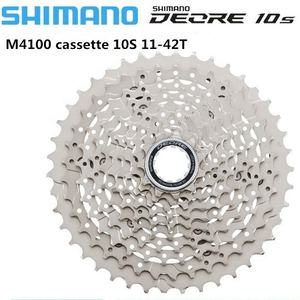 Casete Shimano DEORE <span class=keywords><strong>CS</strong></span>-<span class=keywords><strong>M4100</strong></span> de 10 Velocidades <span class=keywords><strong>M4100</strong></span> 11-42T para Bicicleta de Montaña - Product Image 1