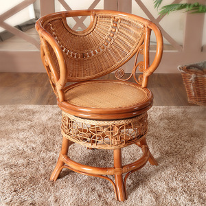 Usine directe ensemble de meubles en <span class=keywords><strong>rotin</strong></span> chaise rotative Table basse balcon extérieur osier naturel personnes âgées Relaxation Combo - Product Image 1
