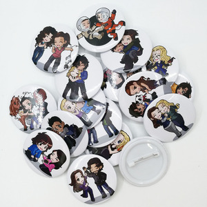 Tùy Chỉnh Khuyến Mại In Anime Vòng Acrylic Long Lanh Tin Huy Hiệu Nút Anime Vòng Hình Chữ Nhật Tinplate Huy Hiệu - Product Image 5